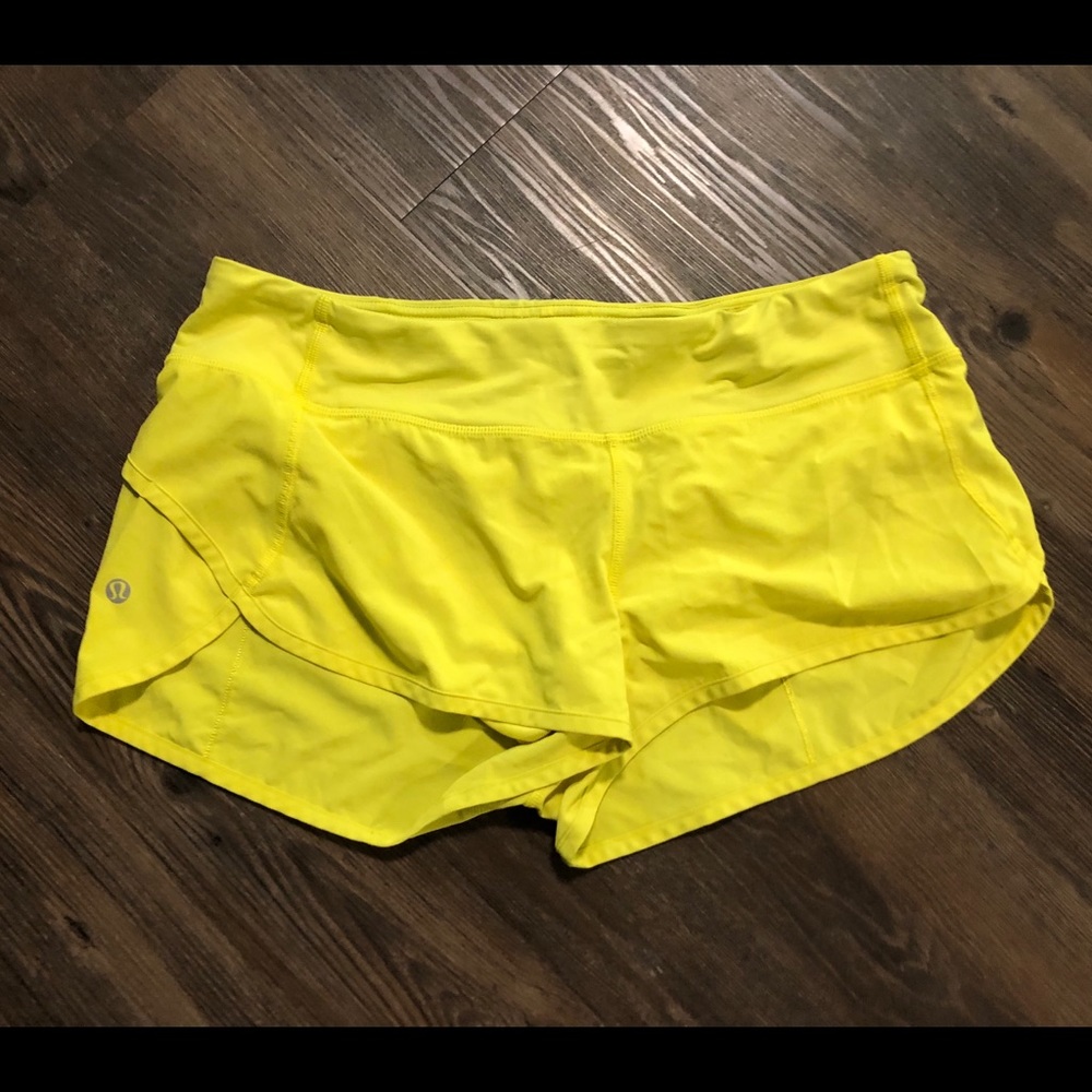 Lululemon speed shorts size 8